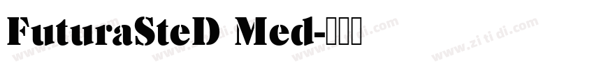FuturaSteD Med字体转换